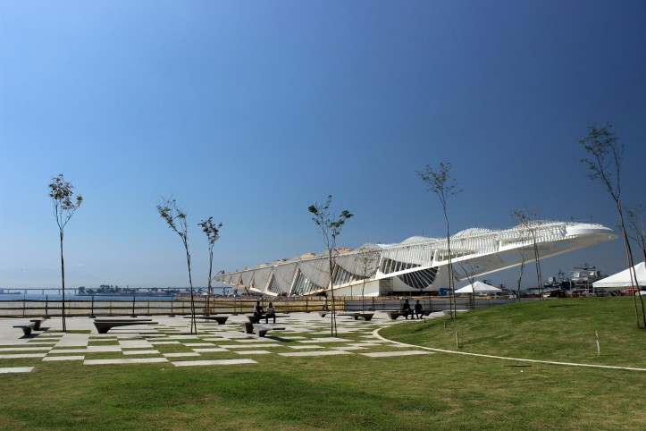 O novo Museu do Amanhã, na Praça Mauá, Região Portuária do Rio